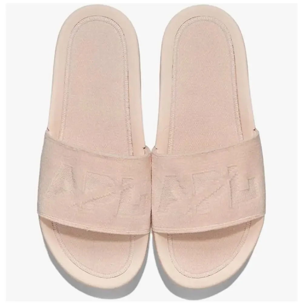 New APL techloom velvet crème slides sandals size 10